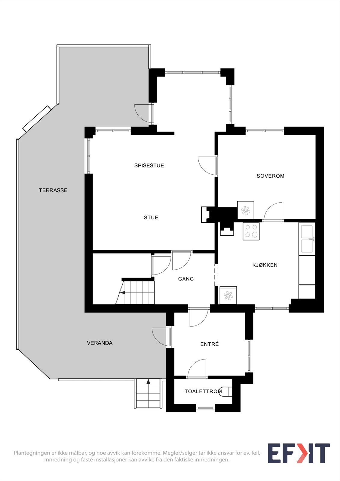 Plantegning hovedplan Galleribilde