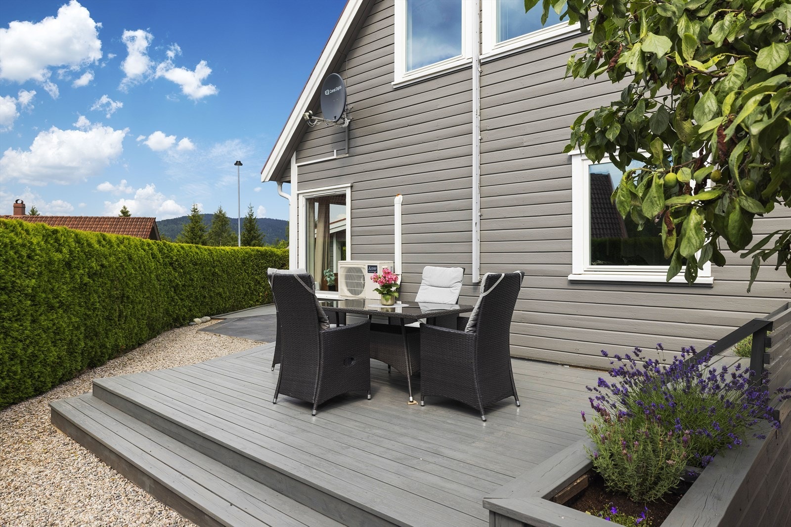 Terrasse mot syd Galleribilde