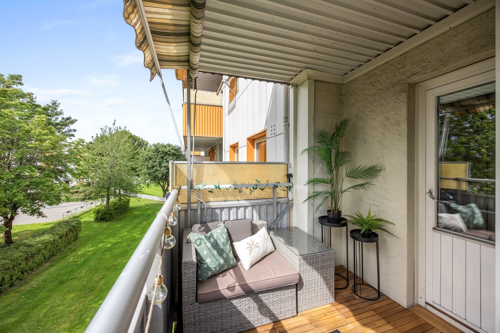 Overbygd balkong på hele 7 m² Galleribilde