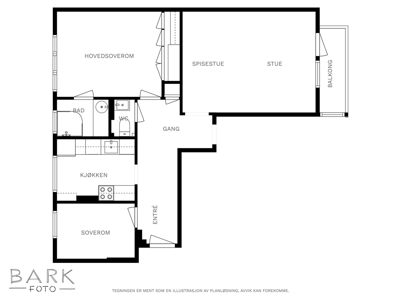 Plantegning - 5. etasje Galleribilde