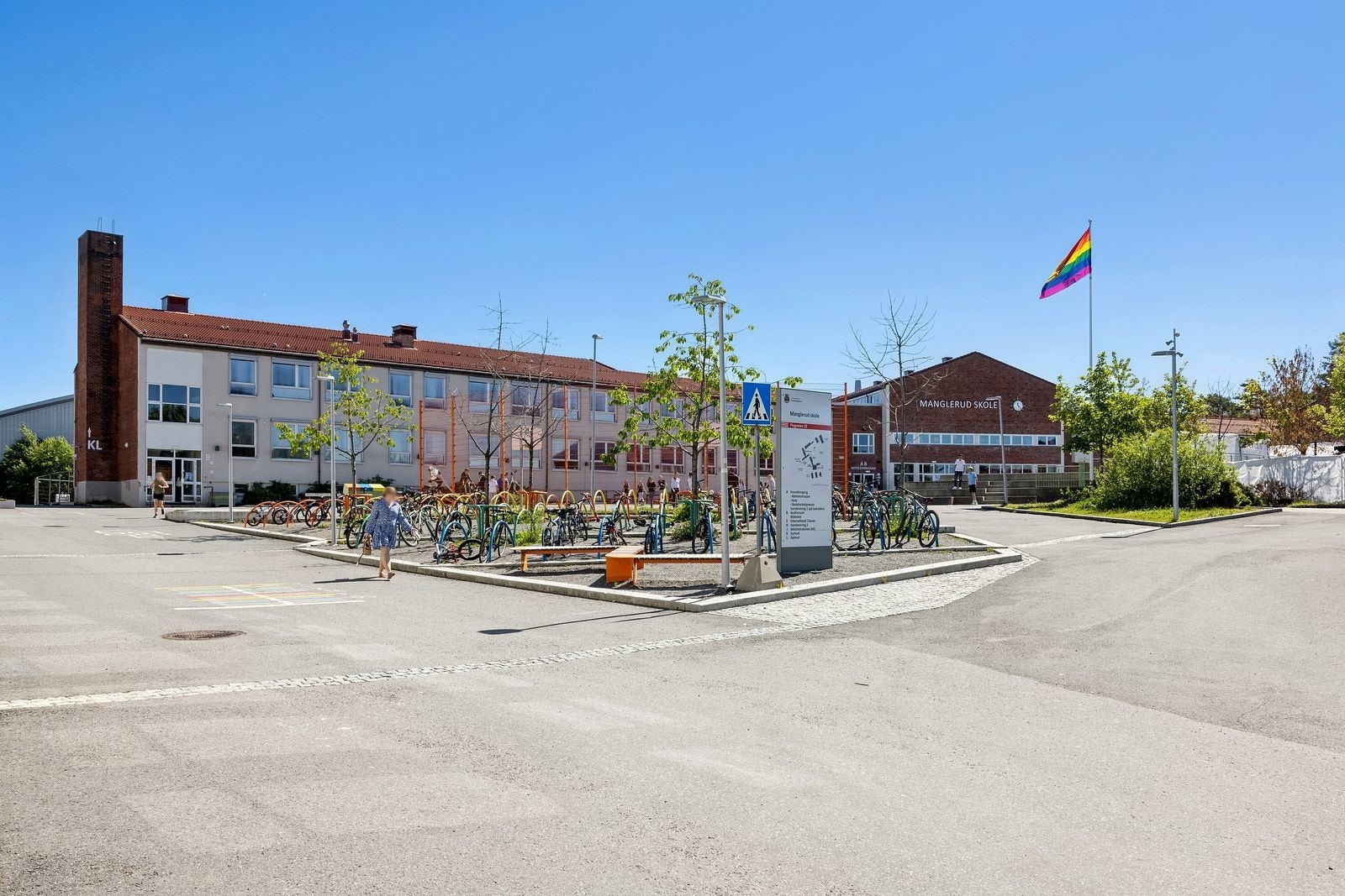 Kort og trygg skolevei til Manglerud skole (1. til 10. trinn, samt IB linje) Galleribilde