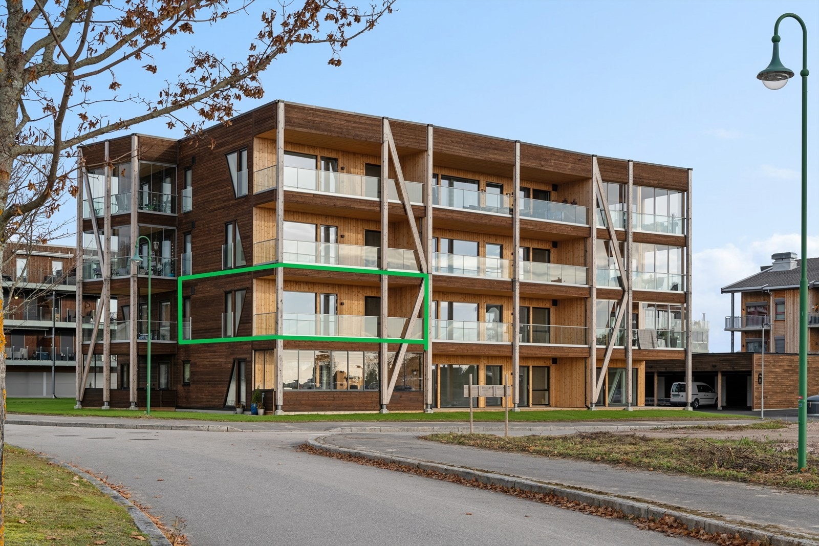 3-roms hjørneleilighet i 2. etasje. Galleribilde