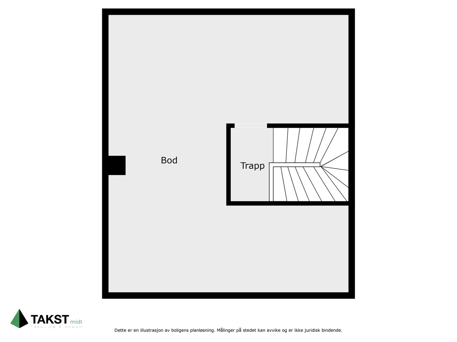 Planskisse loft Galleribilde