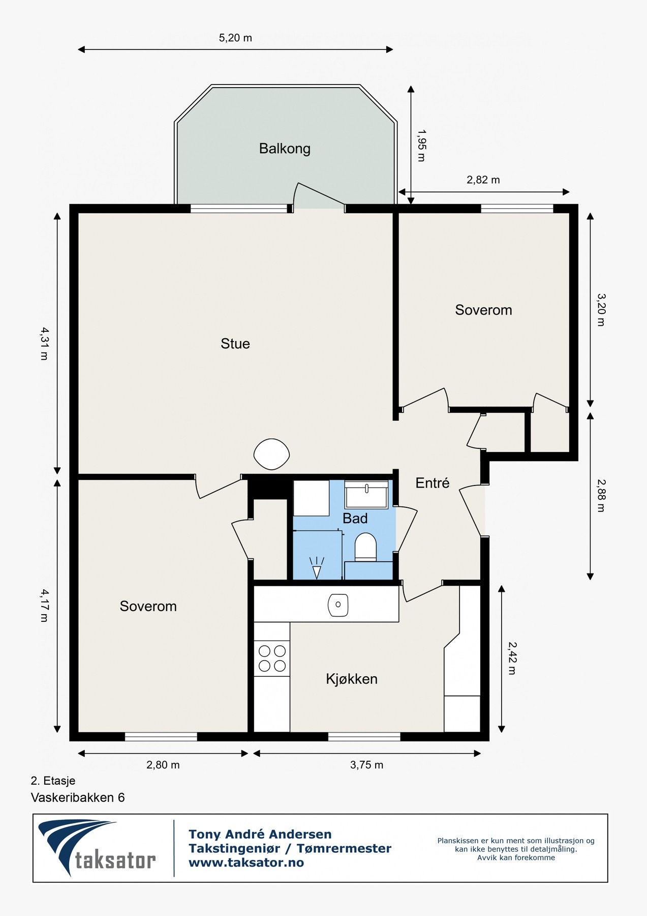 Planløsning - Vaskeribakken 6 Galleribilde