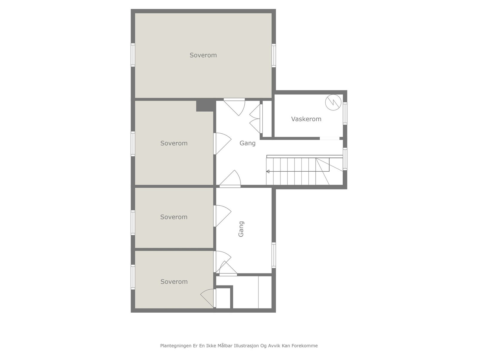 Plantegning 2.etasje Galleribilde