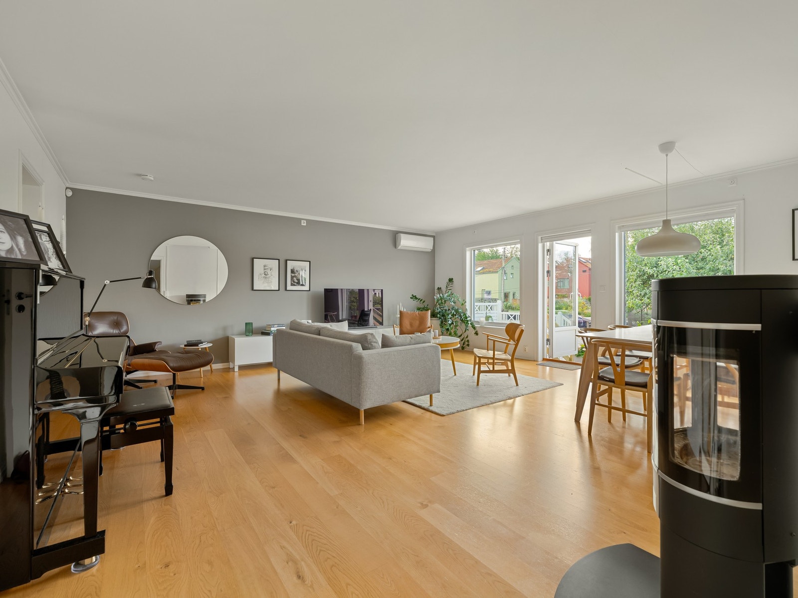 Plass til piano er det og, om du er av den musikalske typen. Galleribilde