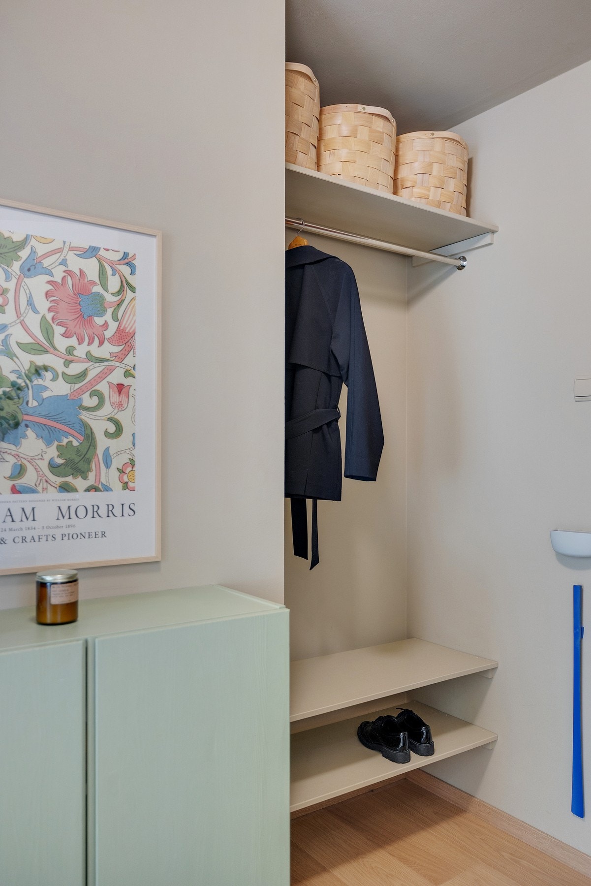 Gode løsninger for oppbevaring i entré. Galleribilde