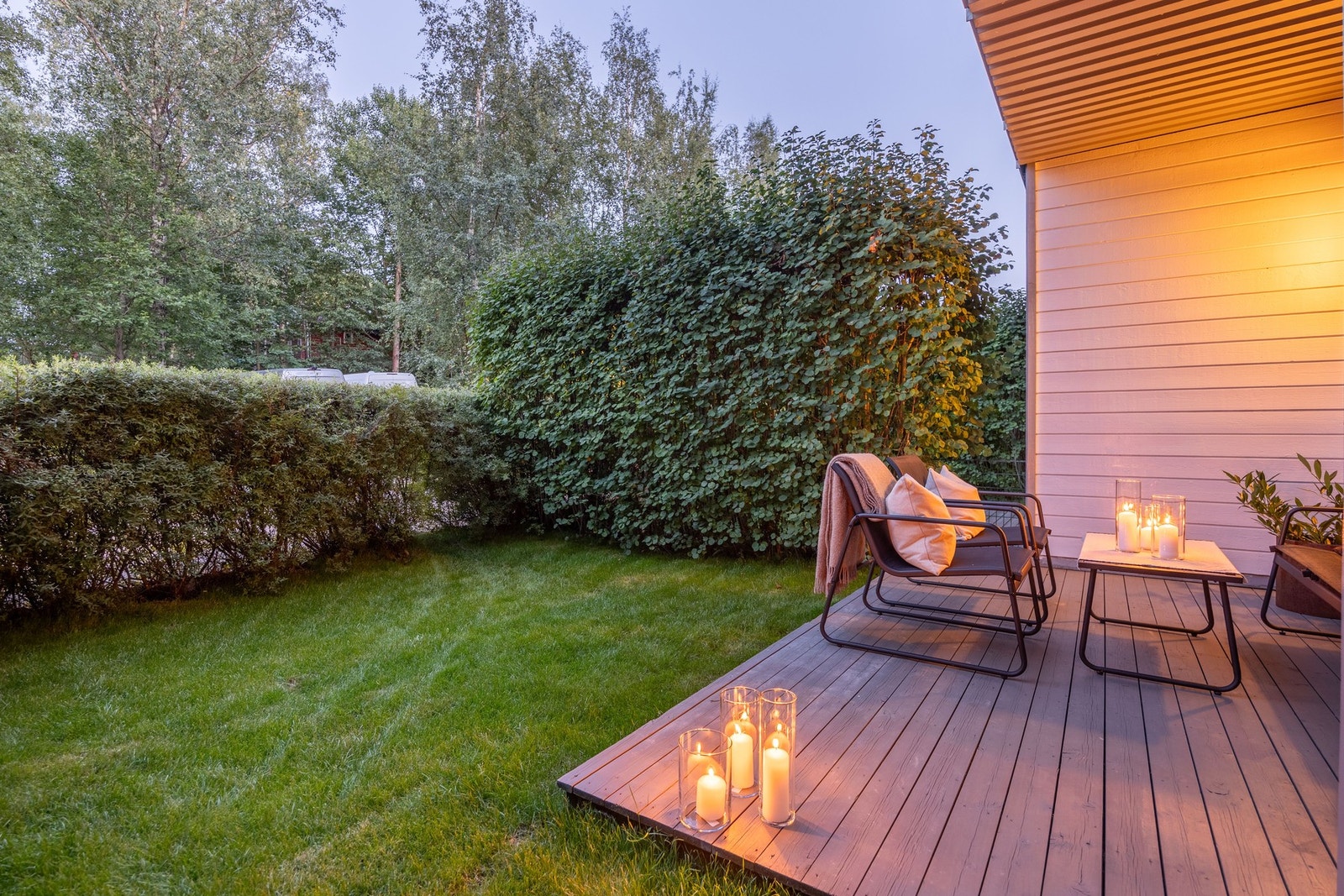 Det er god plass til å innrede med ønsket utemøblement. Galleribilde