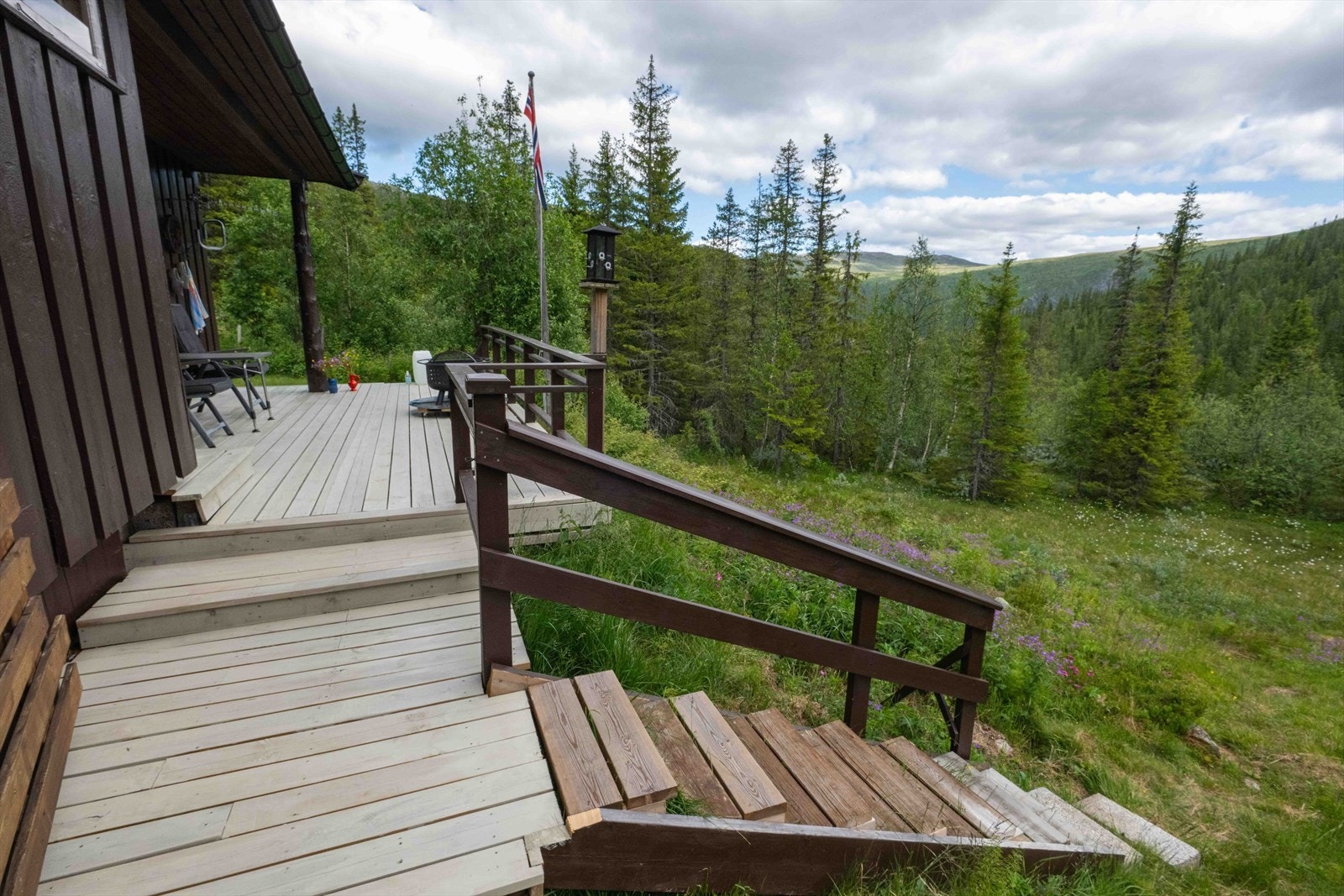 Selgers egne bilder; Terrasse med adkomstparti Galleribilde