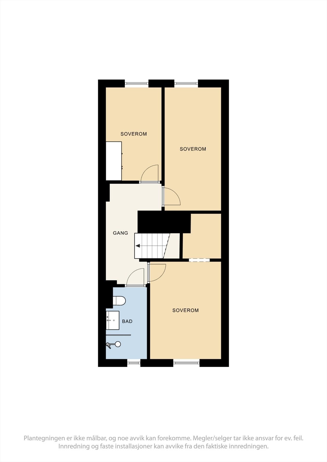 Plantegning 2. etasje. Galleribilde