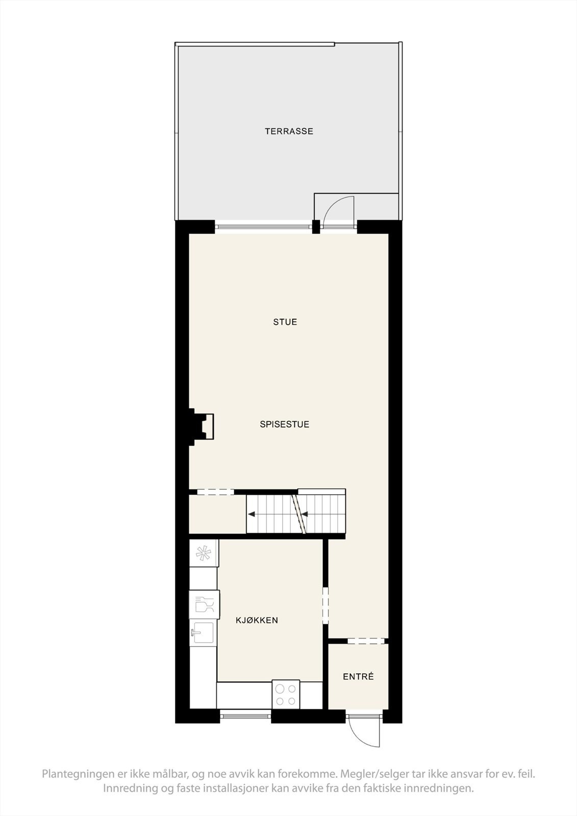 Plantegning 1. etasje. Galleribilde