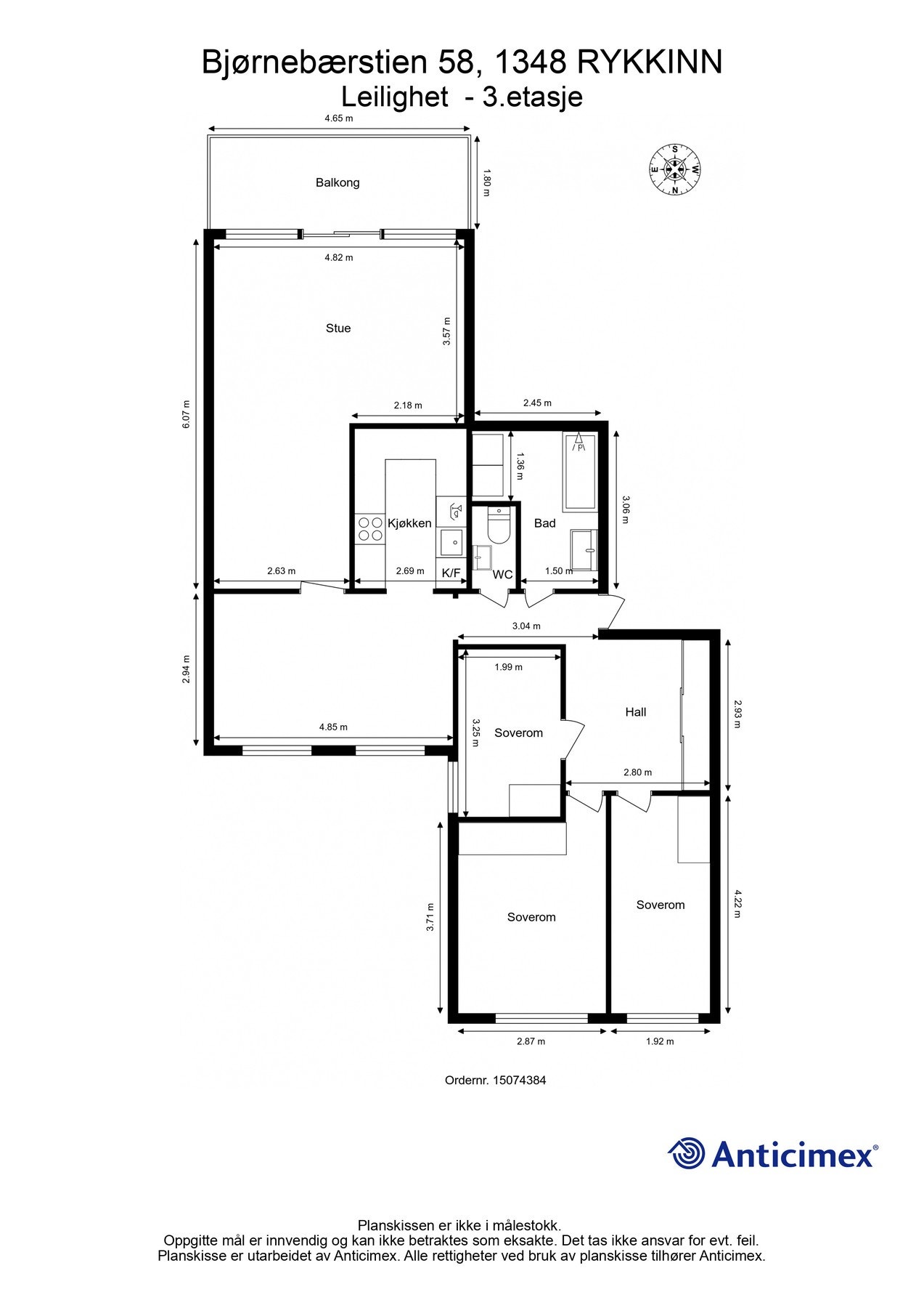 Plantegning Galleribilde