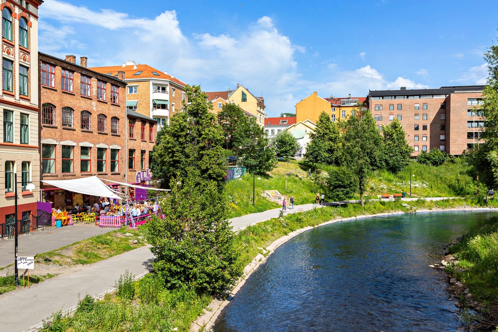 Kort vei til flotte tur- og aktivitetsmuligheter langs Akerselva Galleribilde