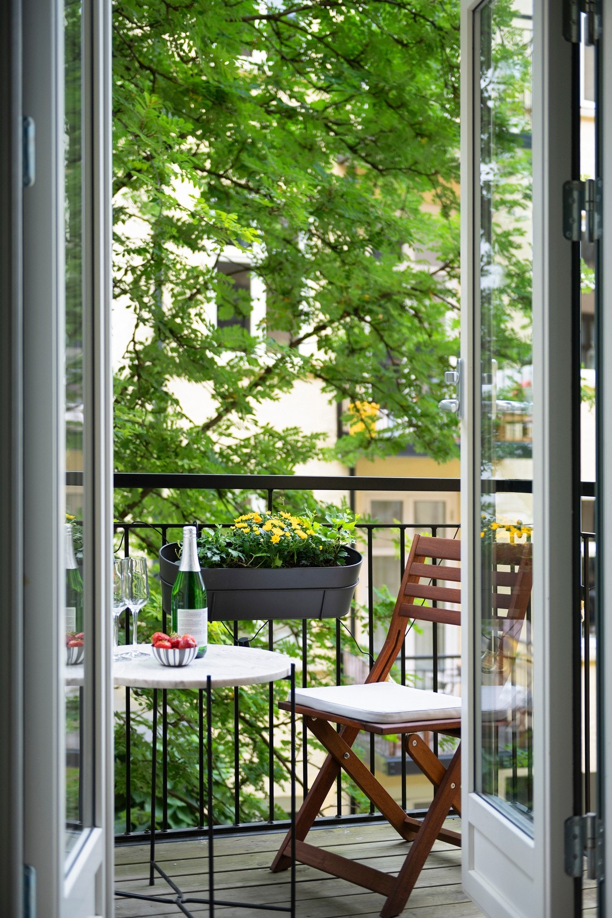 Nordvendt balkong Galleribilde