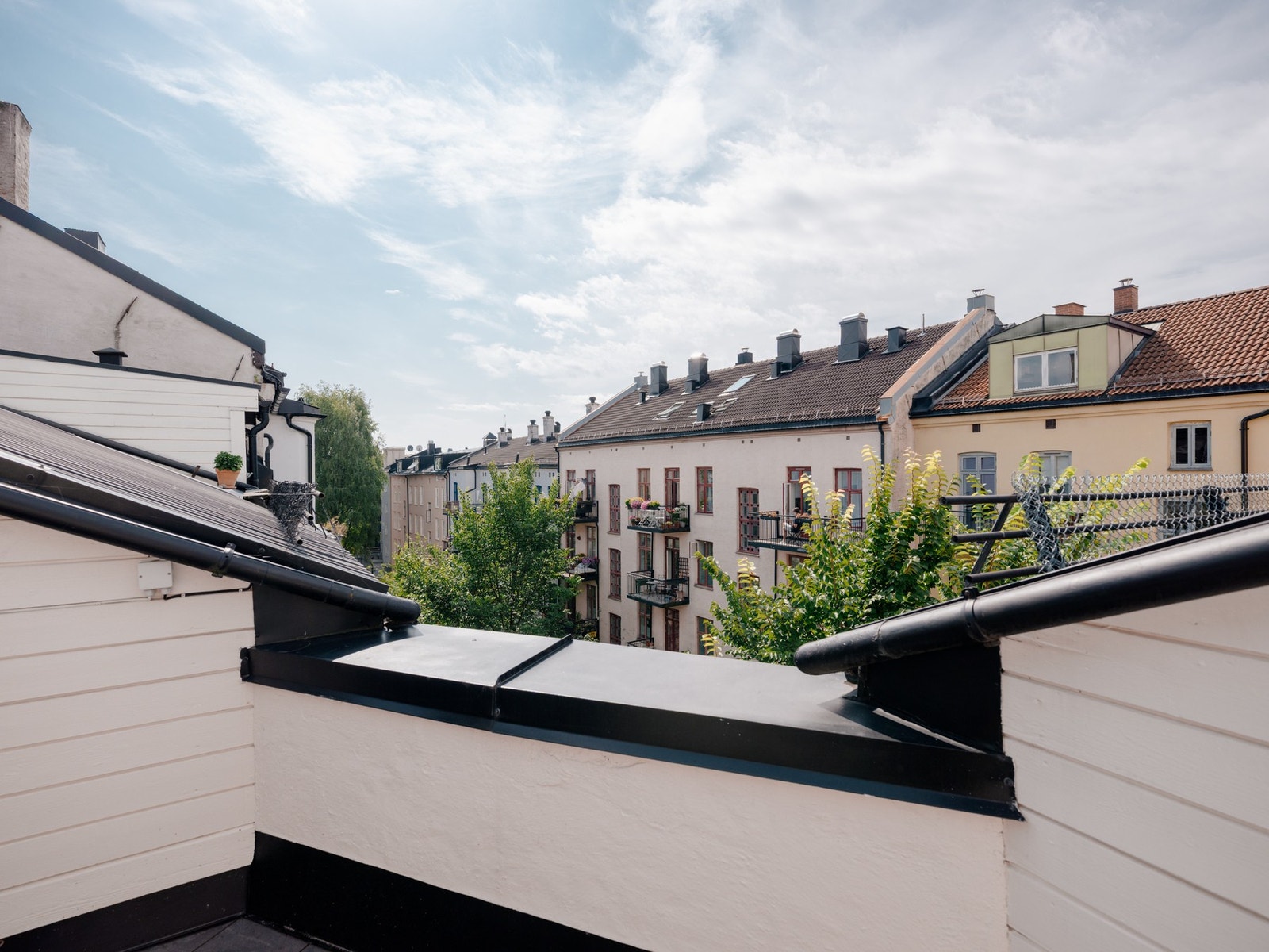 Felles takterrasse. Galleribilde