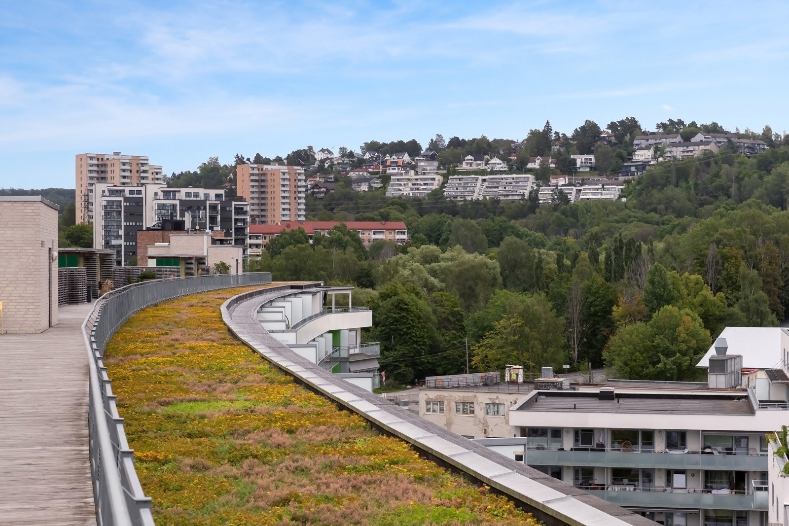 Fint utsyn mot Ekebergåsen Galleribilde
