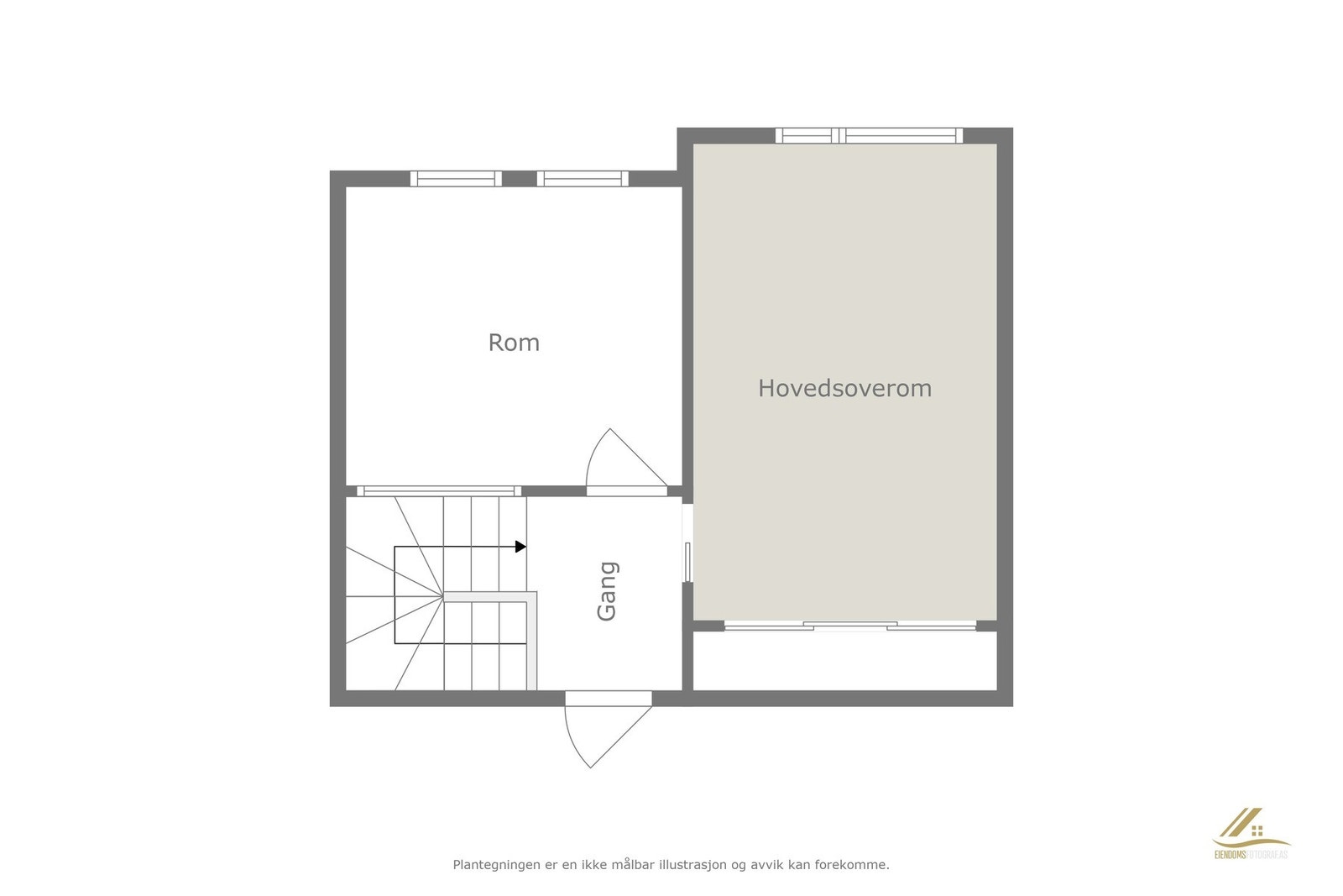 Planskisse 5. etasje. Galleribilde