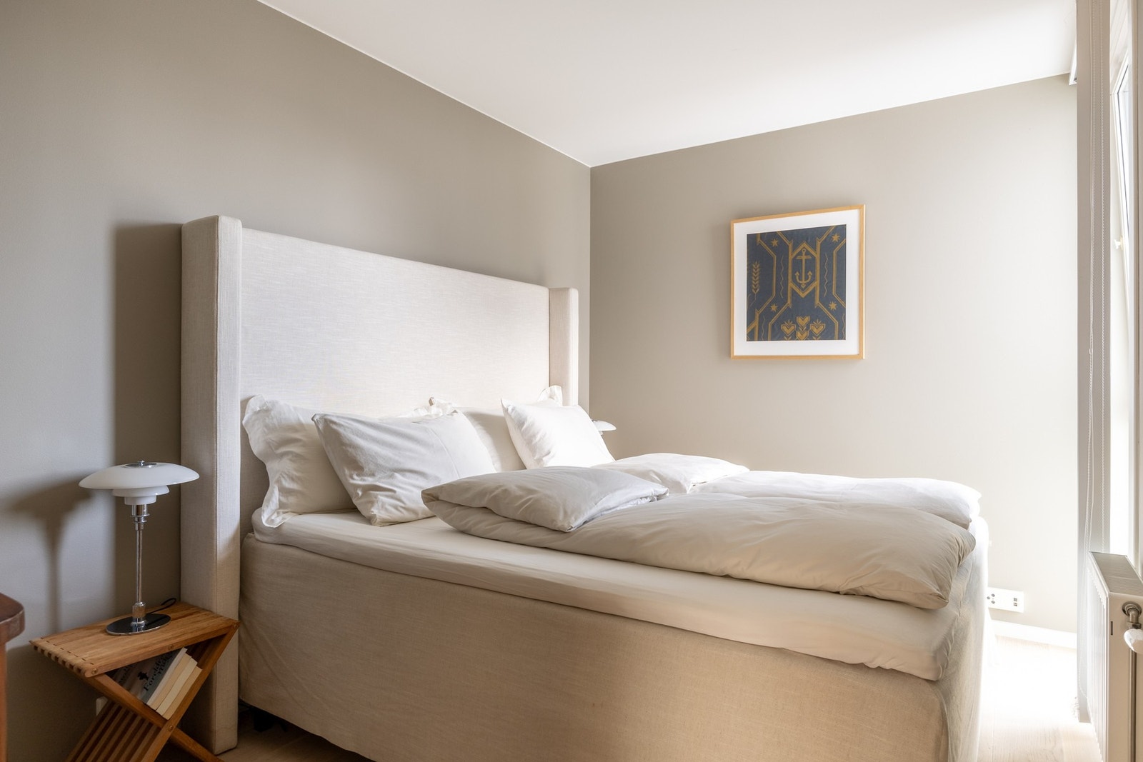 Leiligheten har to soverom, begge av fin størrelse. Galleribilde