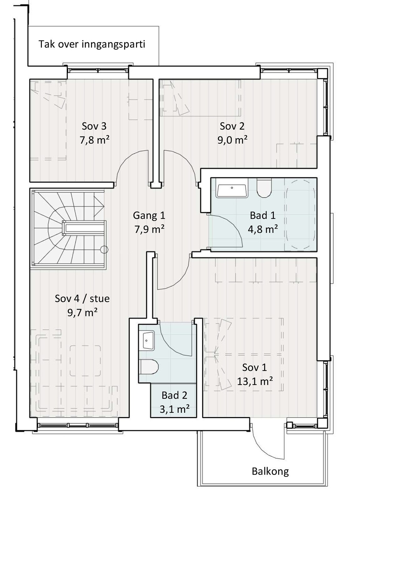 Sondrevegen 16B - 2. etasje. Galleribilde