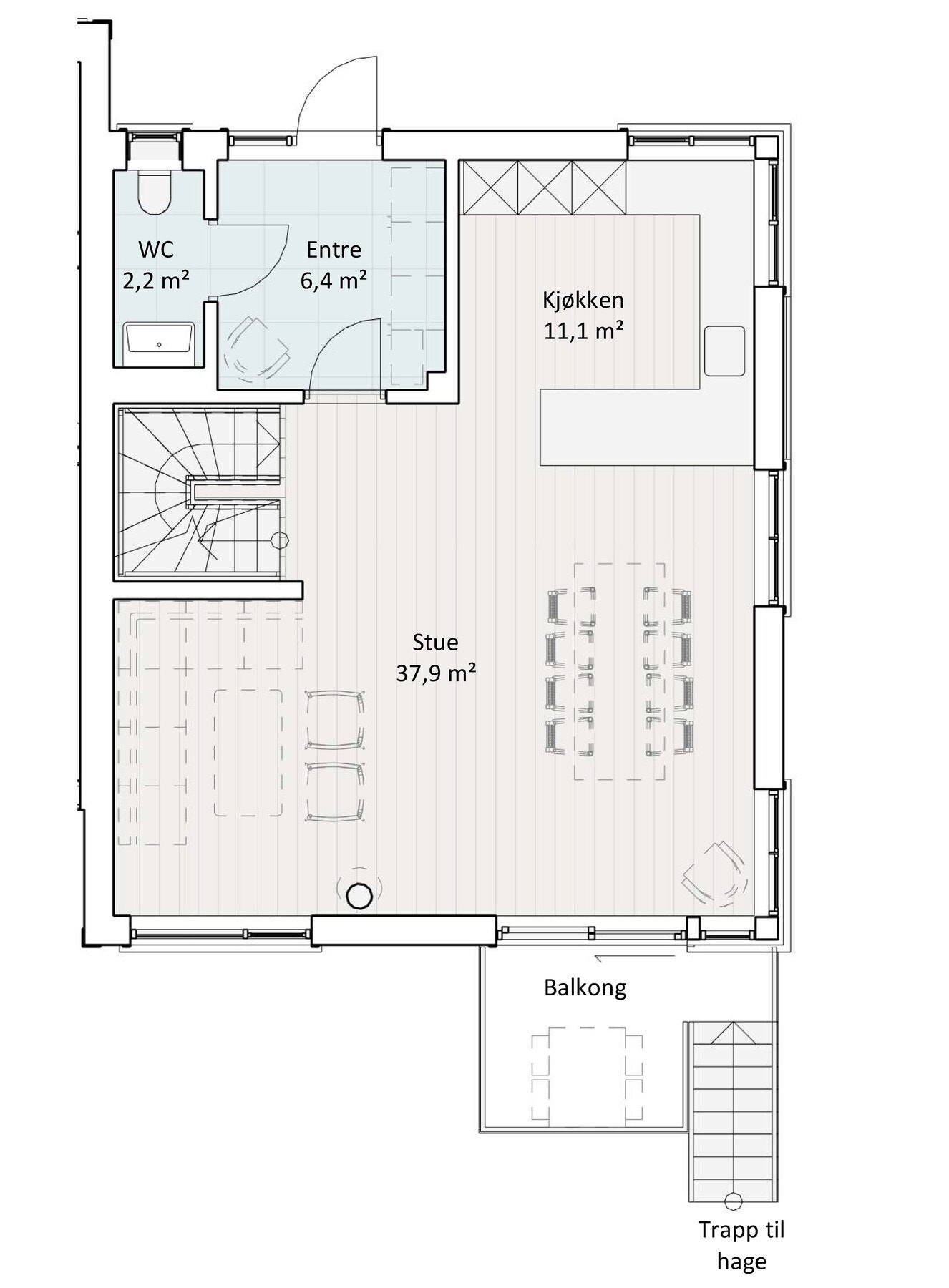 Sondrevegen 16B - 1. etasje. Galleribilde