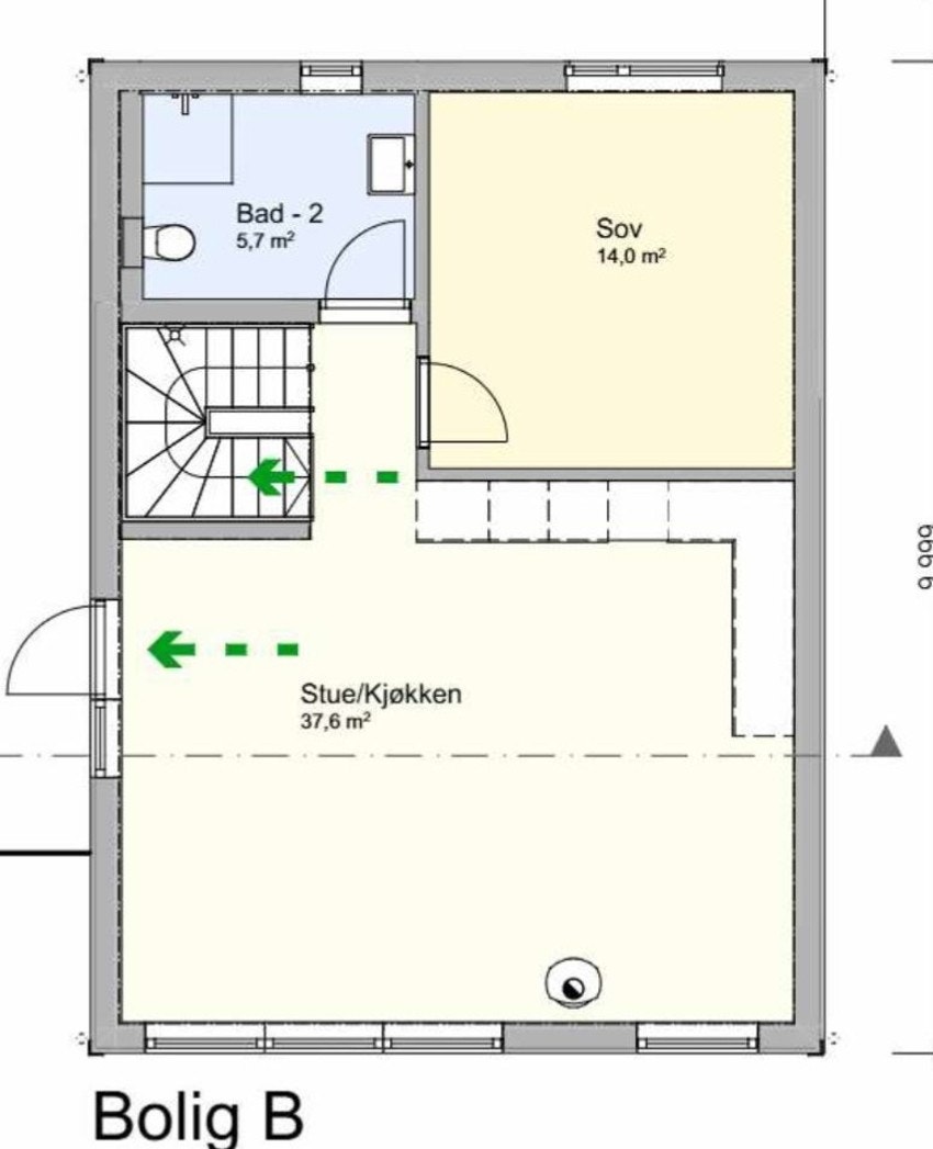 Plantegning 2. etasje. Galleribilde