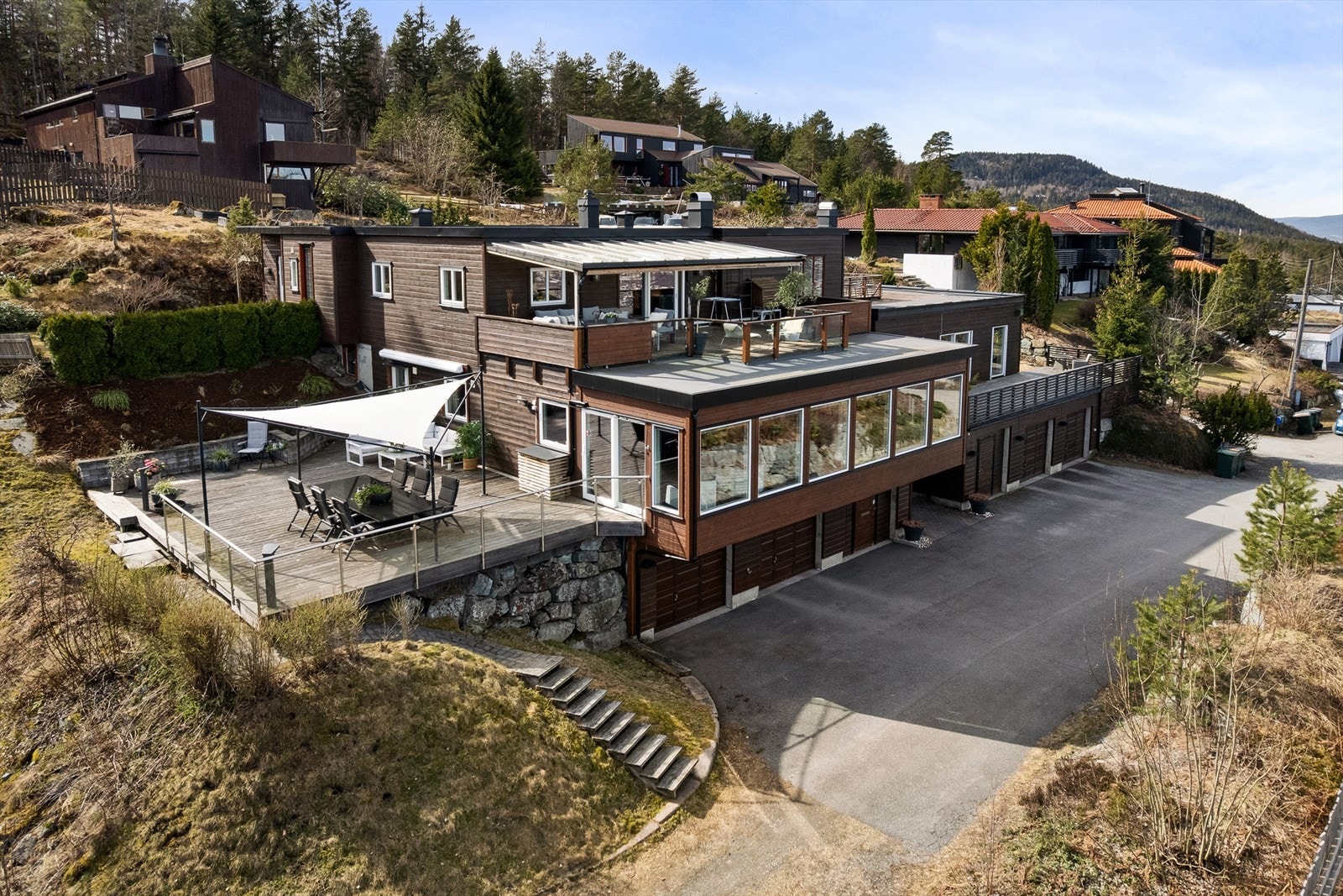 Sameiet har bekostet ny taktekking i 2020 og 2024. Galleribilde