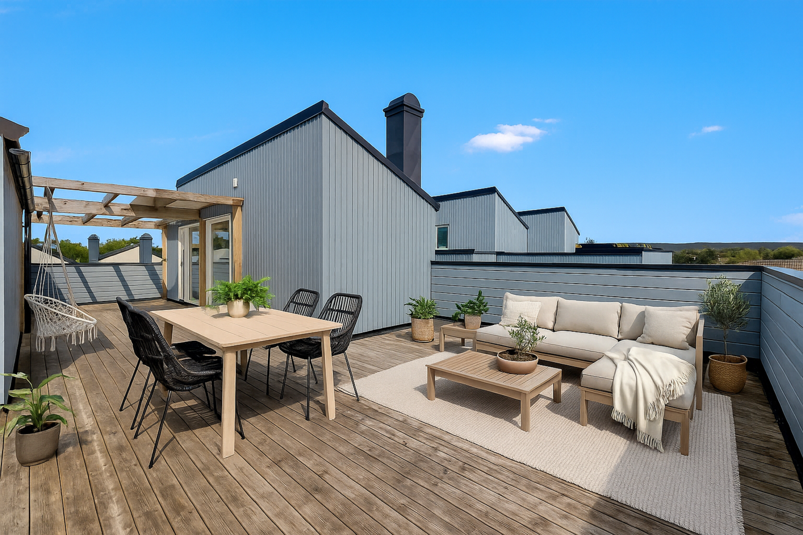 Bildet er digitalt møblert og ment som en illustrasjon. Faktisk innredning, farger og tilstand kan avvike fra det som fremkommer på bildet. Galleribilde