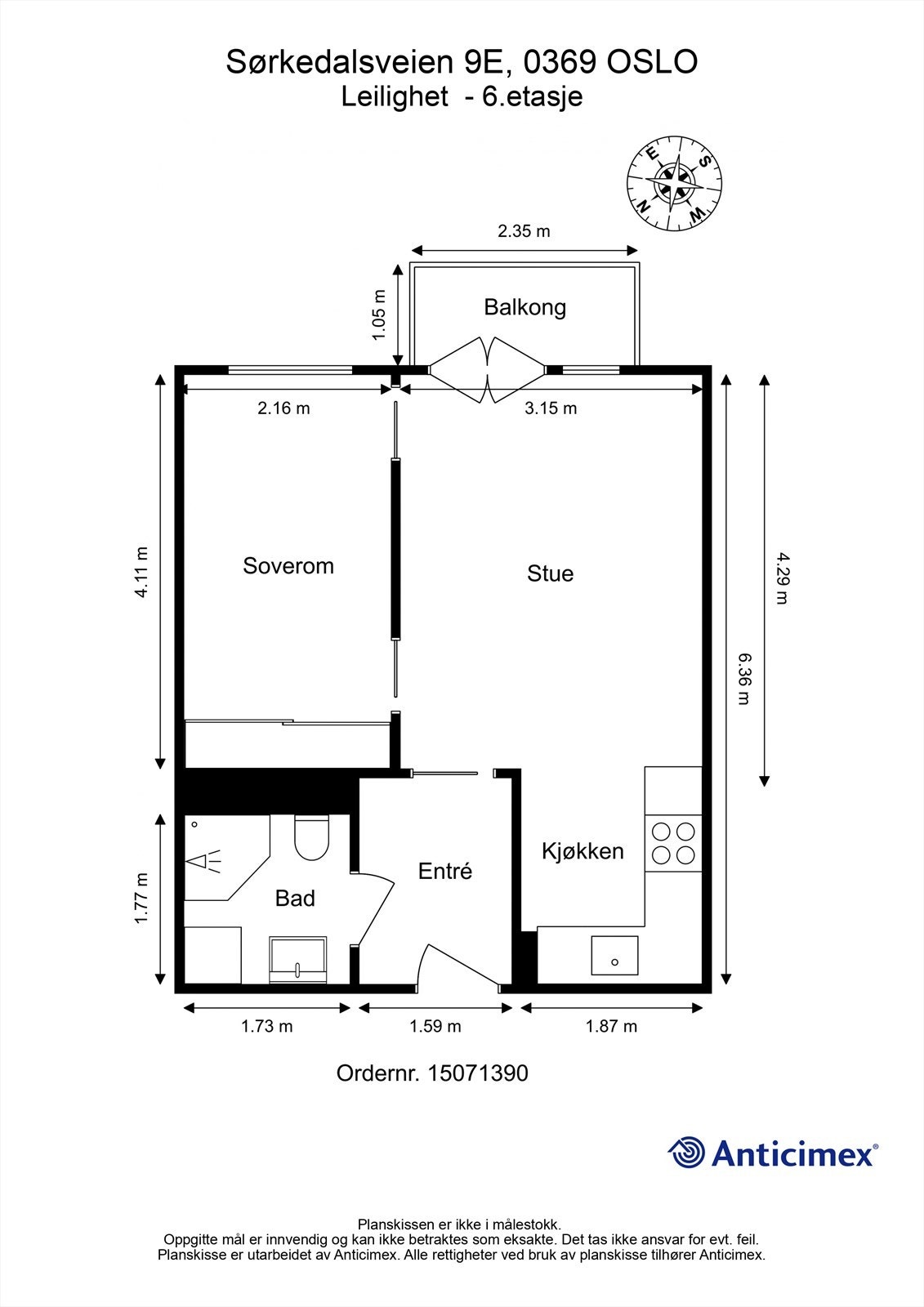 Plantegning. Galleribilde