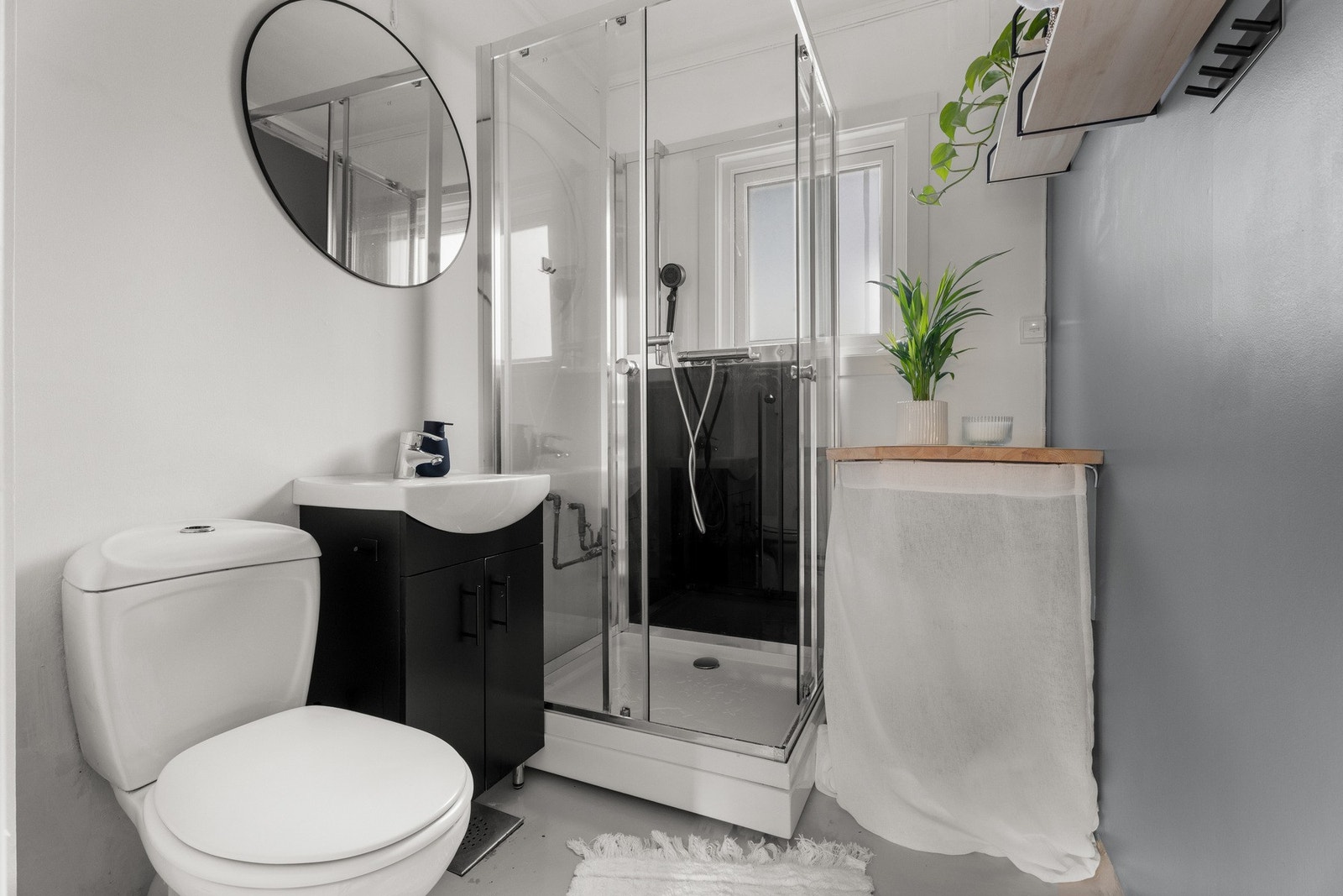 Funksjonelt bad med muligheter for oppgradering. Galleribilde