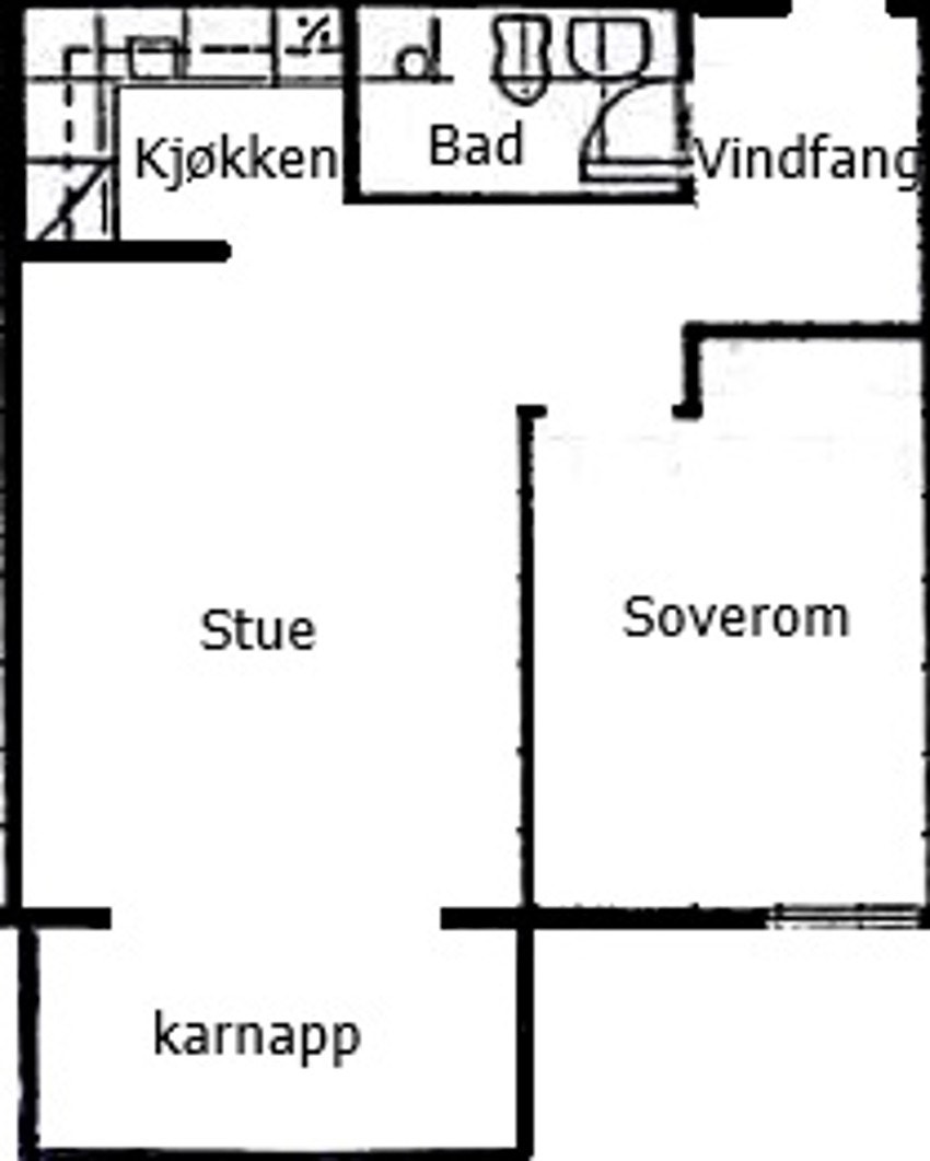 Plantegning Galleribilde