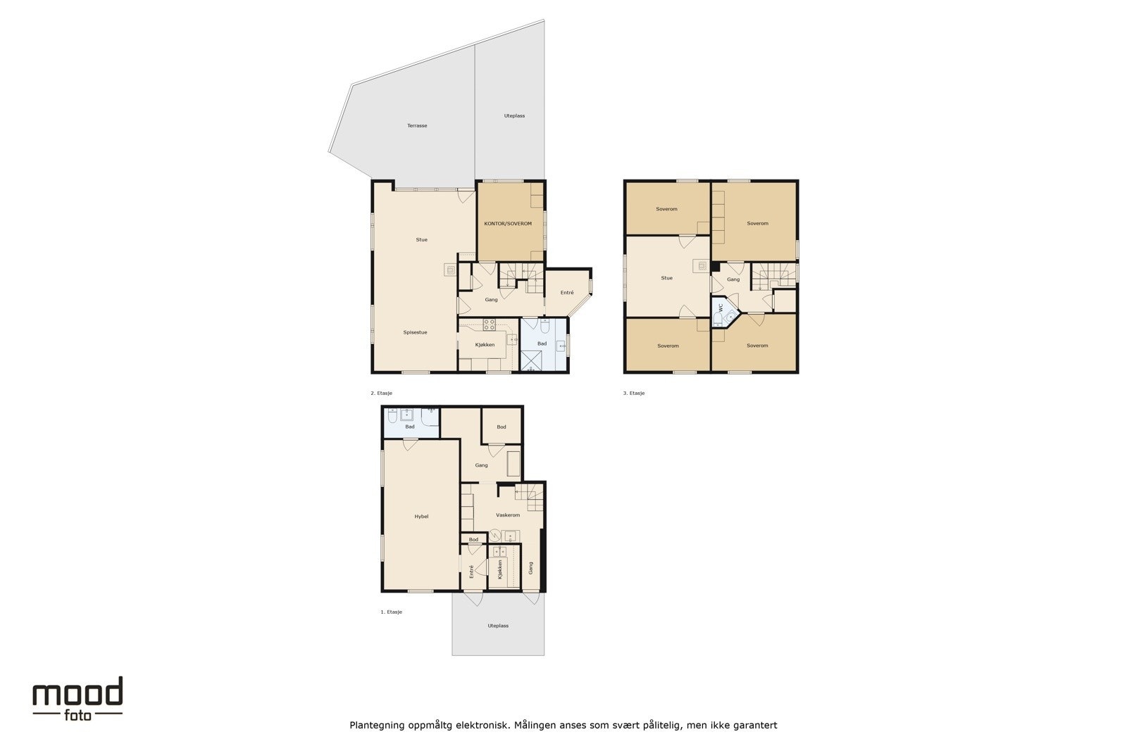 - Planløsninger for alle etasjer - Galleribilde