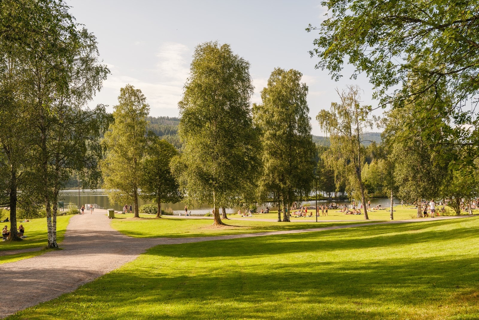 Sognsvann byr på flotte bade-, tur- og rekreasjonsmuligheter året rundt. Galleribilde
