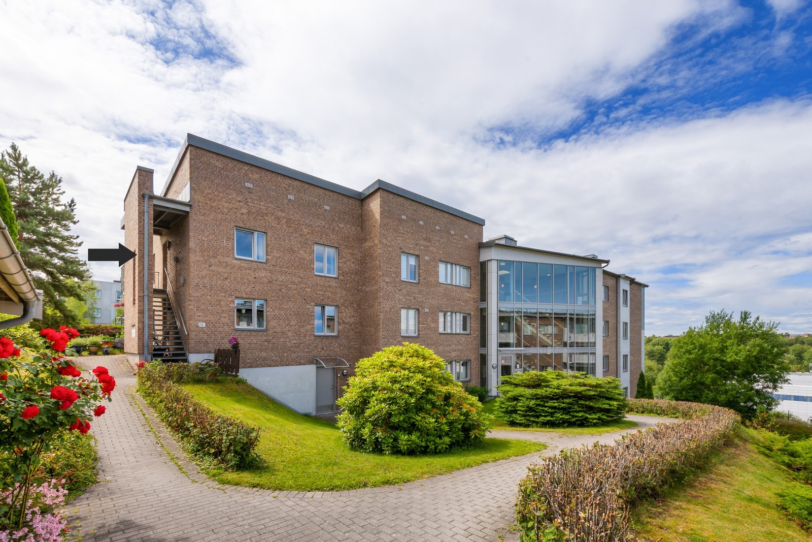 Leiligheten ligger i 2. etasje, som er toppetasjen. Galleribilde