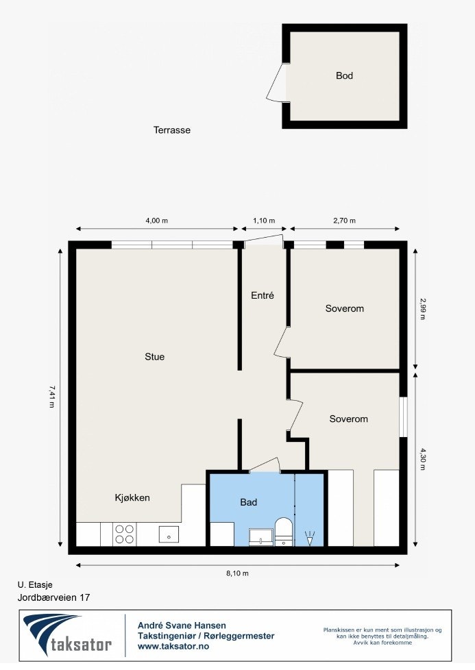 Plantegning Galleribilde