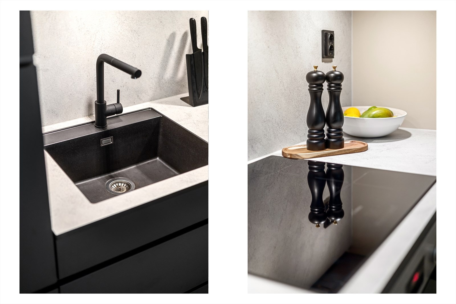 Godt med oppbevaringsplass og delikat utførelse på kjøkken Galleribilde