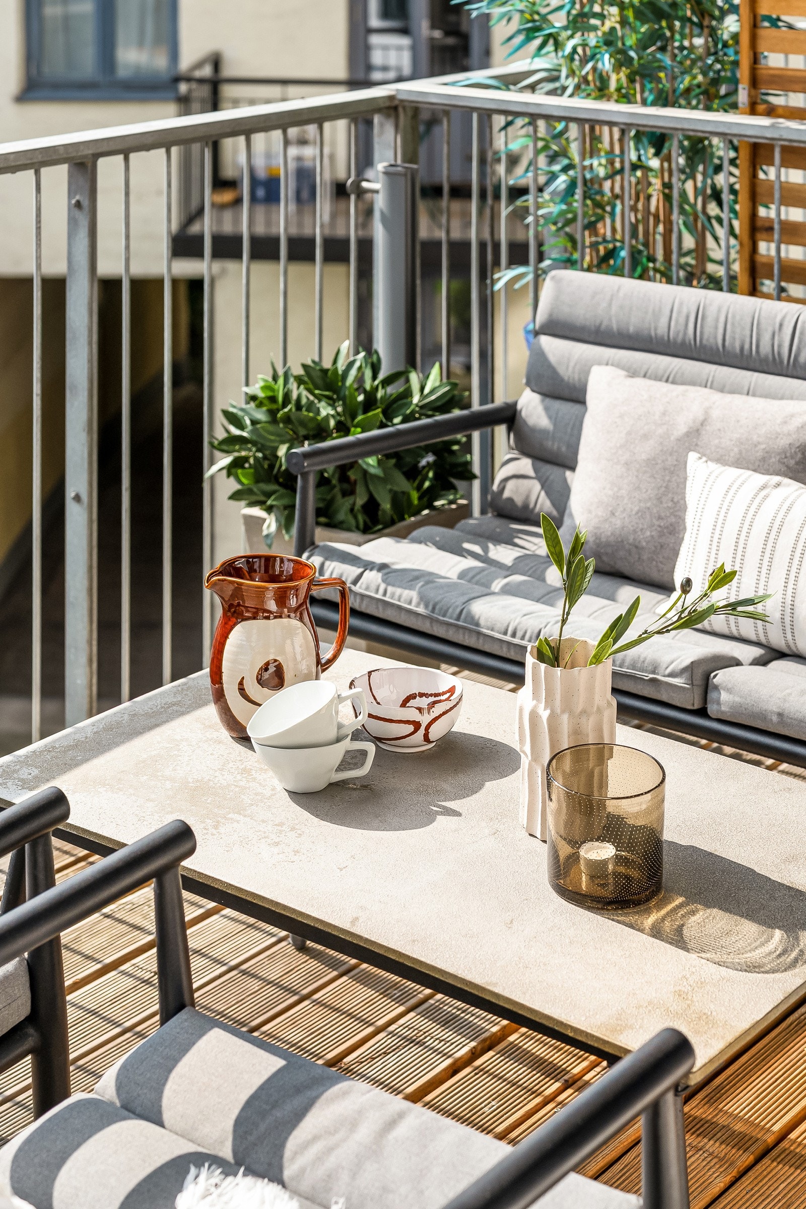 Her er det morgen- og formiddagssol. Kveldssolen kan nytes på takterrassen Galleribilde