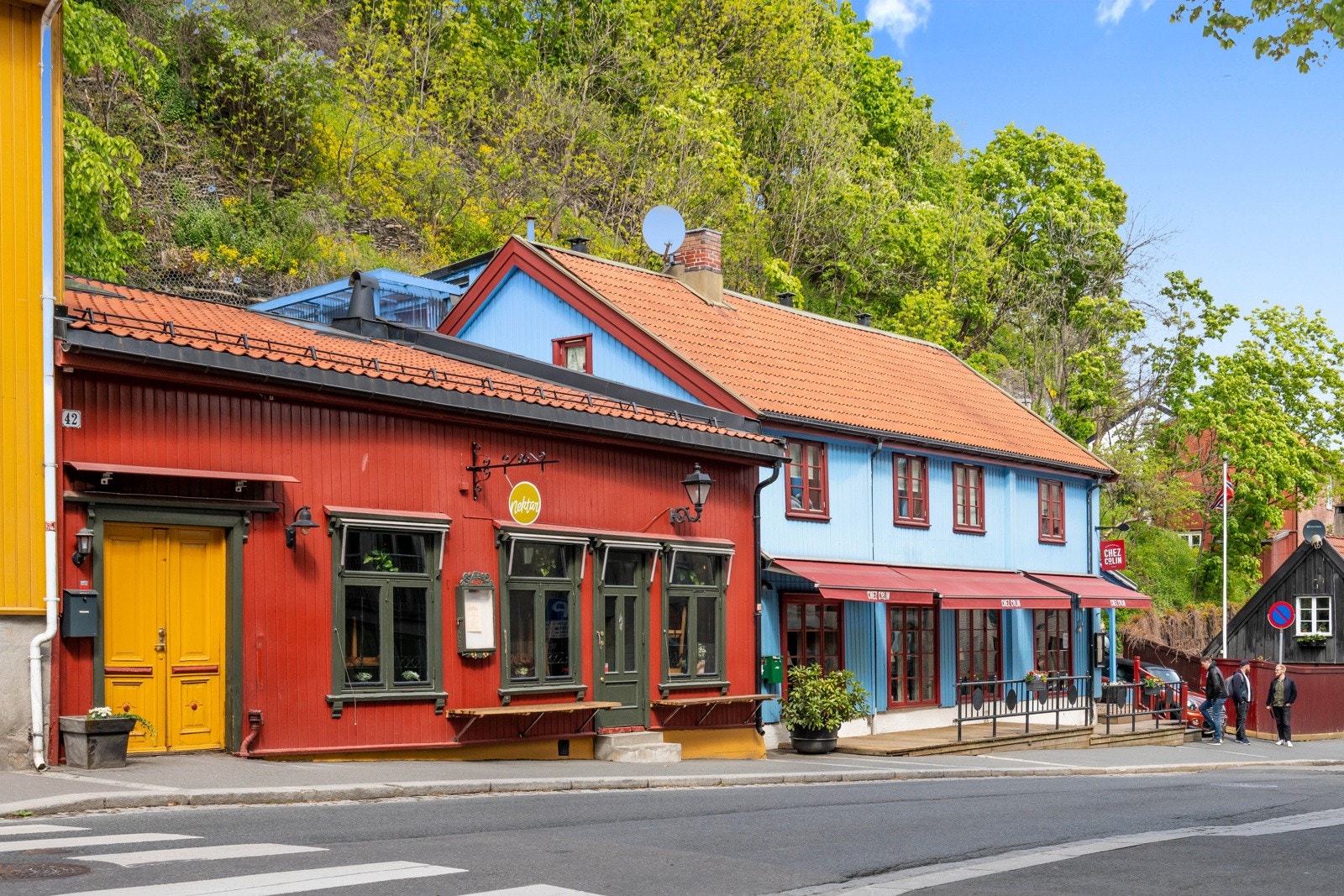 Nærområde - Popukære Nektar vinbar & Chez Colin i samme gate Galleribilde