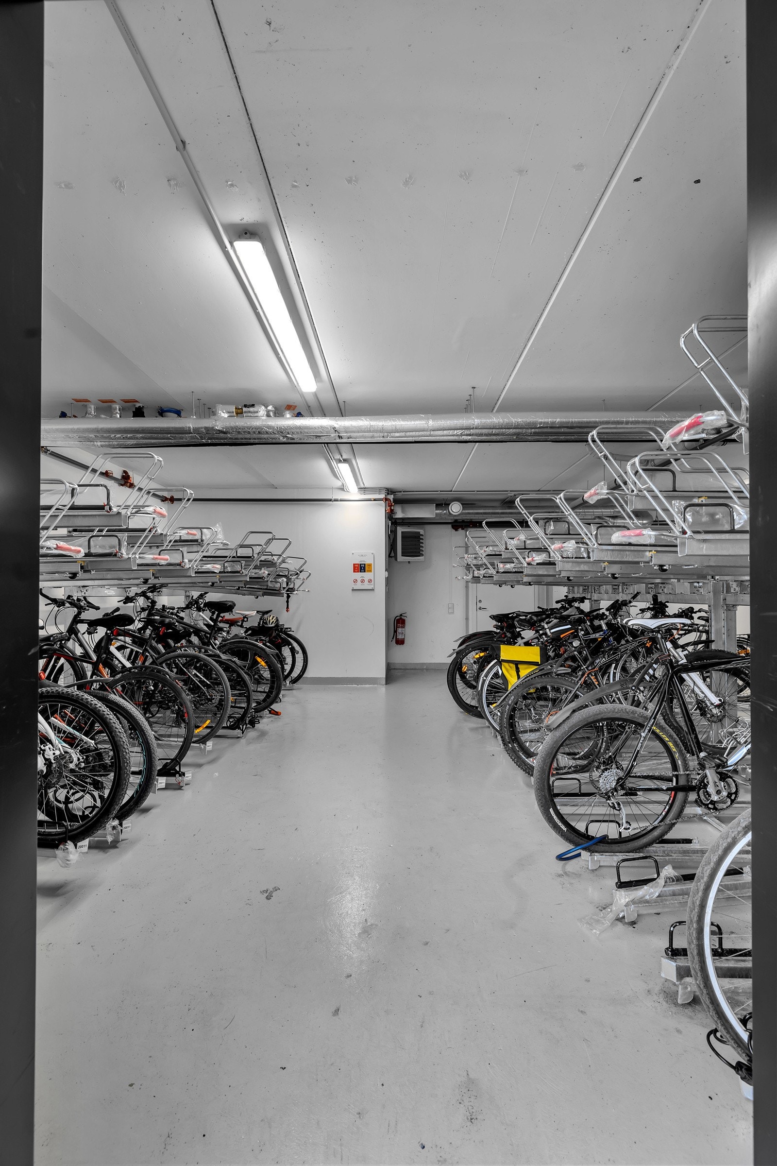 Sykkelparkering Galleribilde