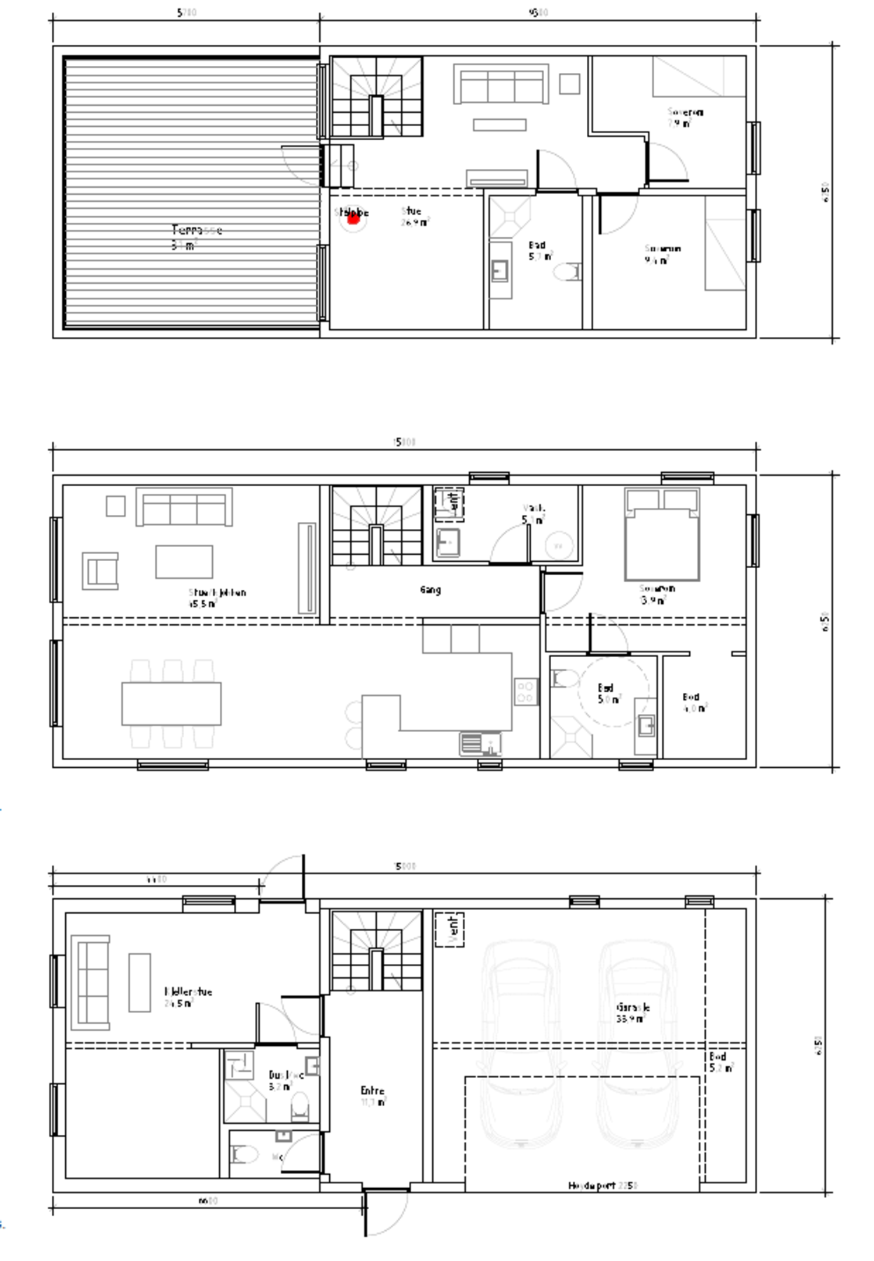 Plantegning av Vestaveien 39 A Galleribilde
