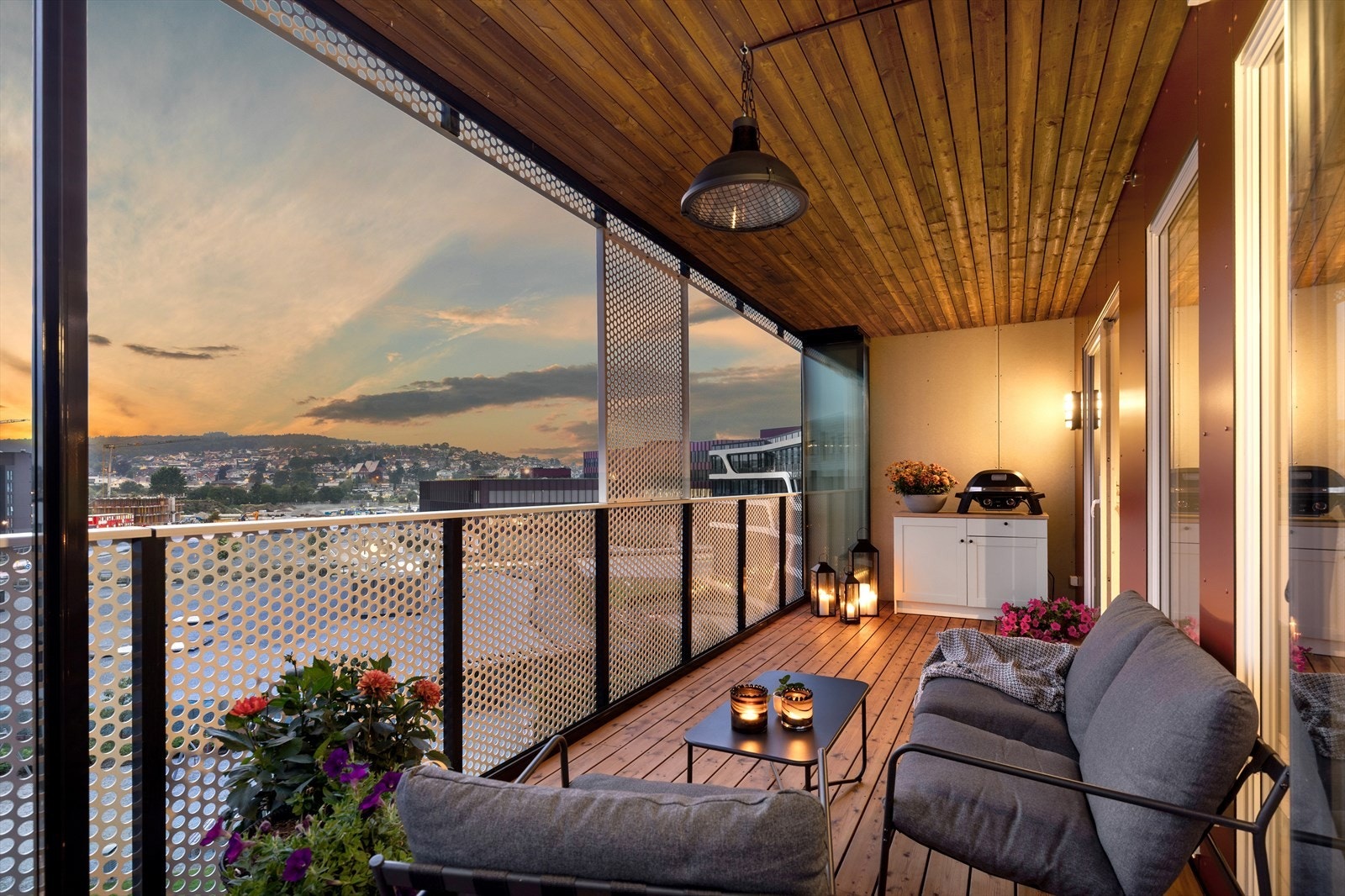 Gode solforhold på ettermiddag/kveld, har får man nyte solnedgangen Galleribilde