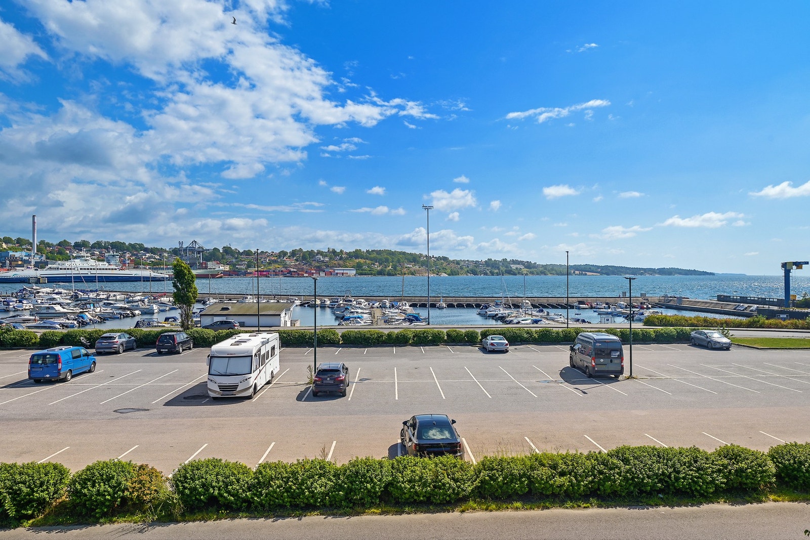 Utsikt fra takterrassen. Galleribilde