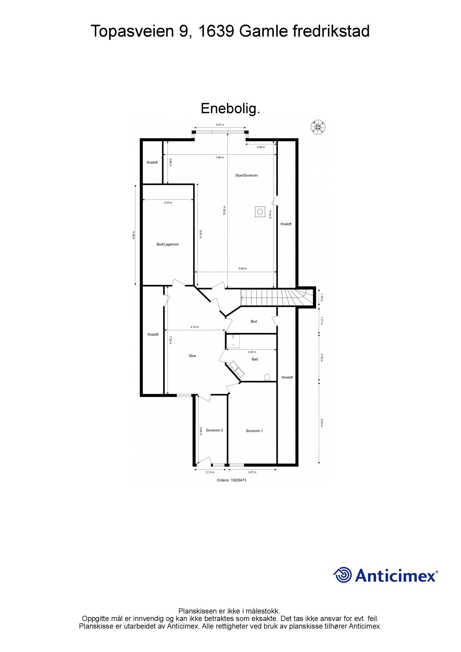 Plantegning - 2. etasje Galleribilde