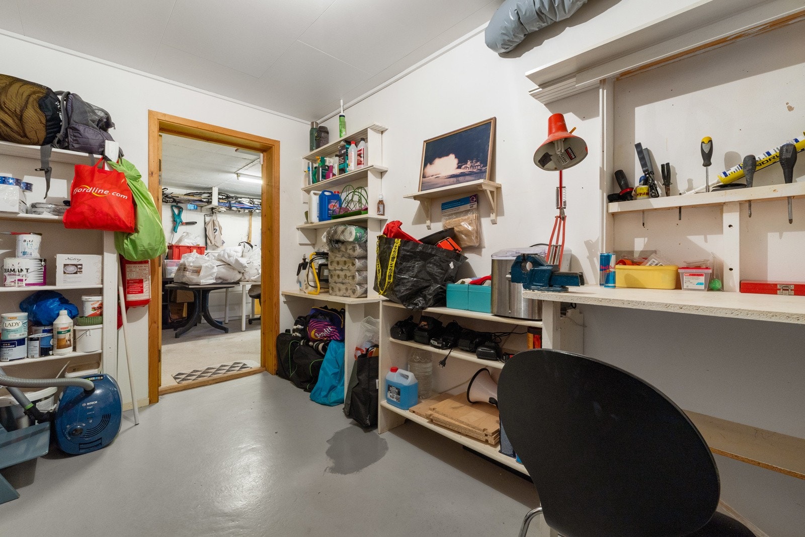 God plass til oppbevaring og eventuelt som hobbyrom. Galleribilde