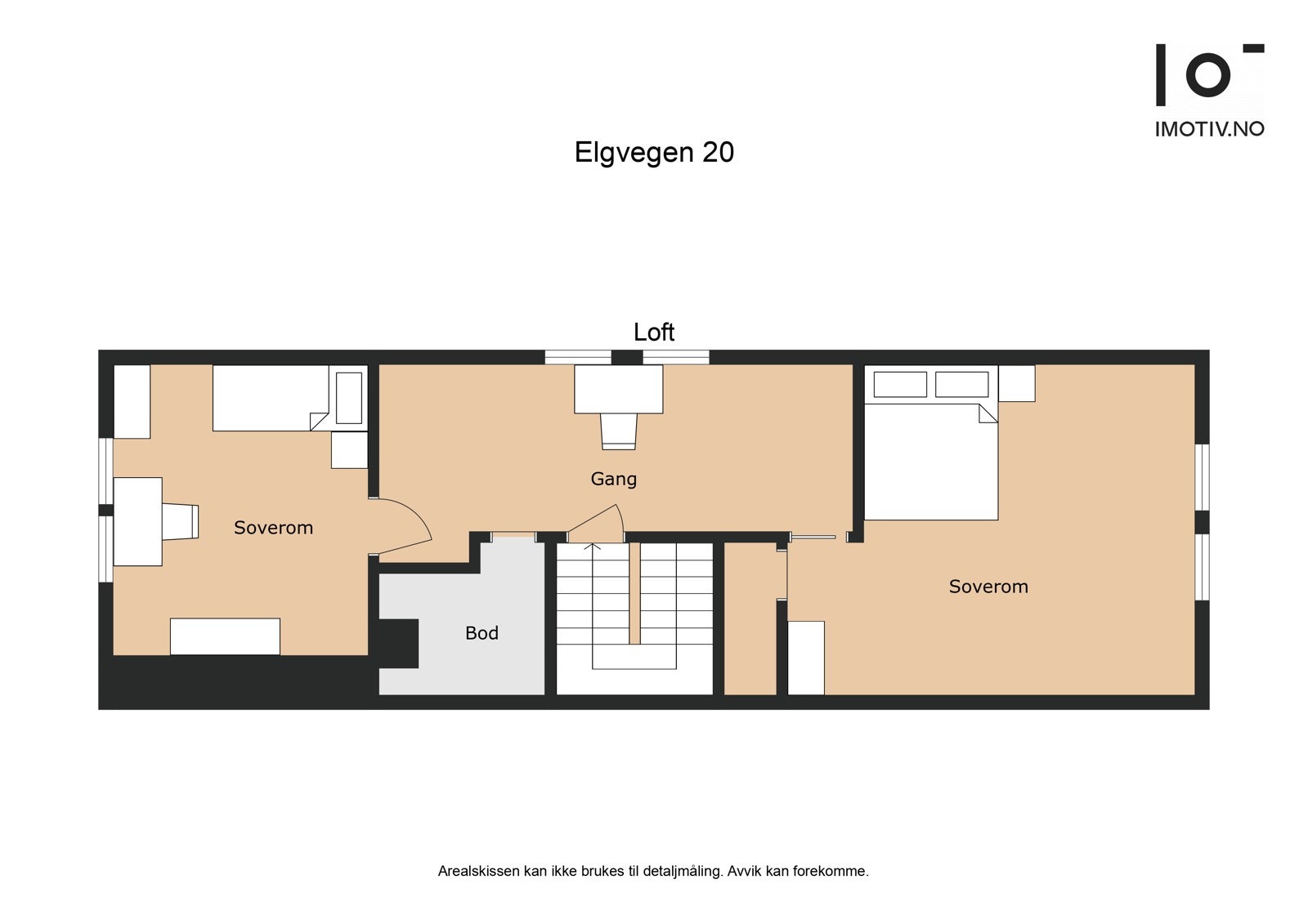 Plantegning loft. Galleribilde