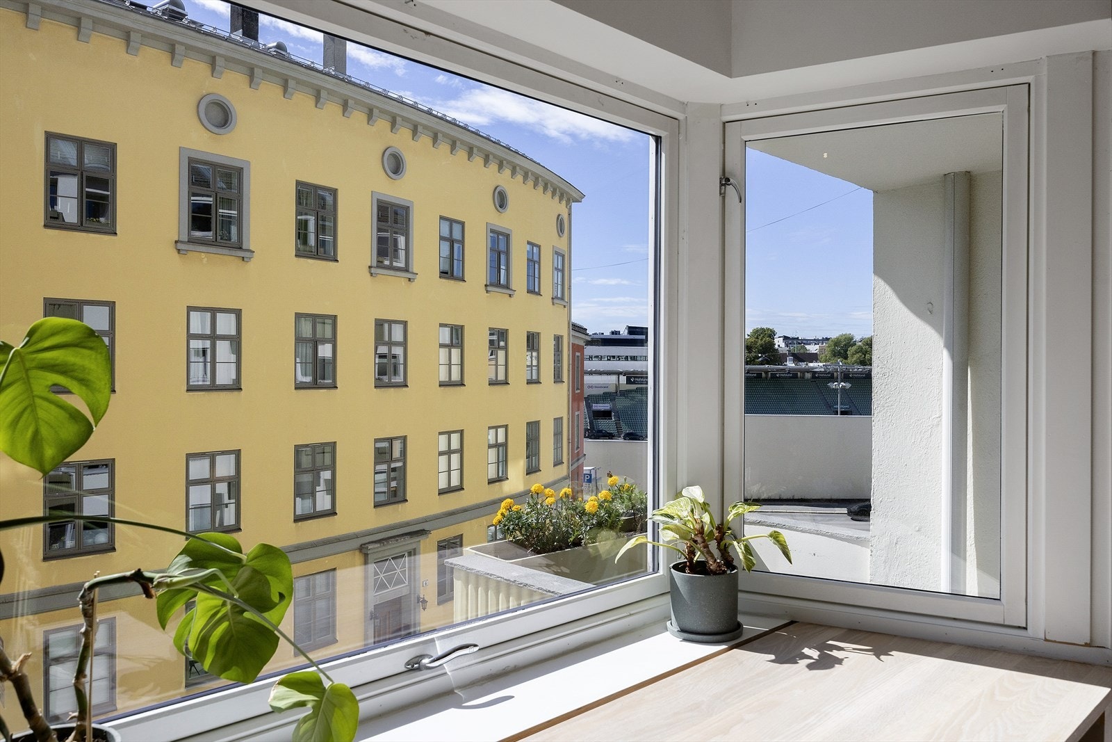 Hyggelig utsyn mot Bislett Stadion. Galleribilde