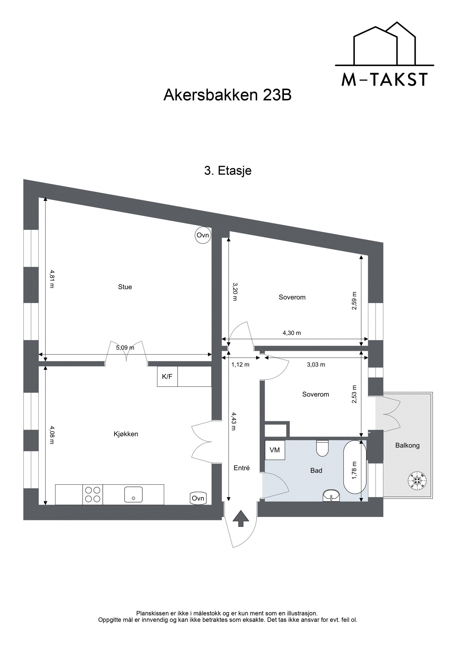 Akersbakken 23B - 3. Etasje Galleribilde