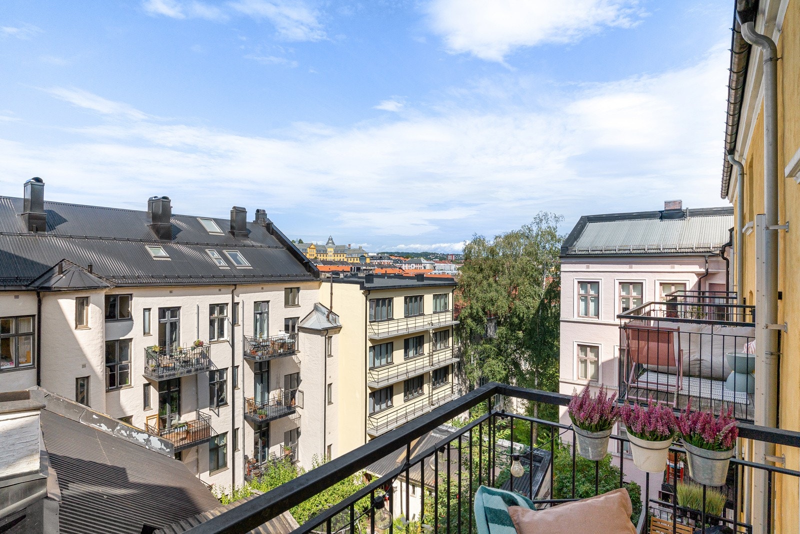 Flott utsyn fra balkongen. Galleribilde