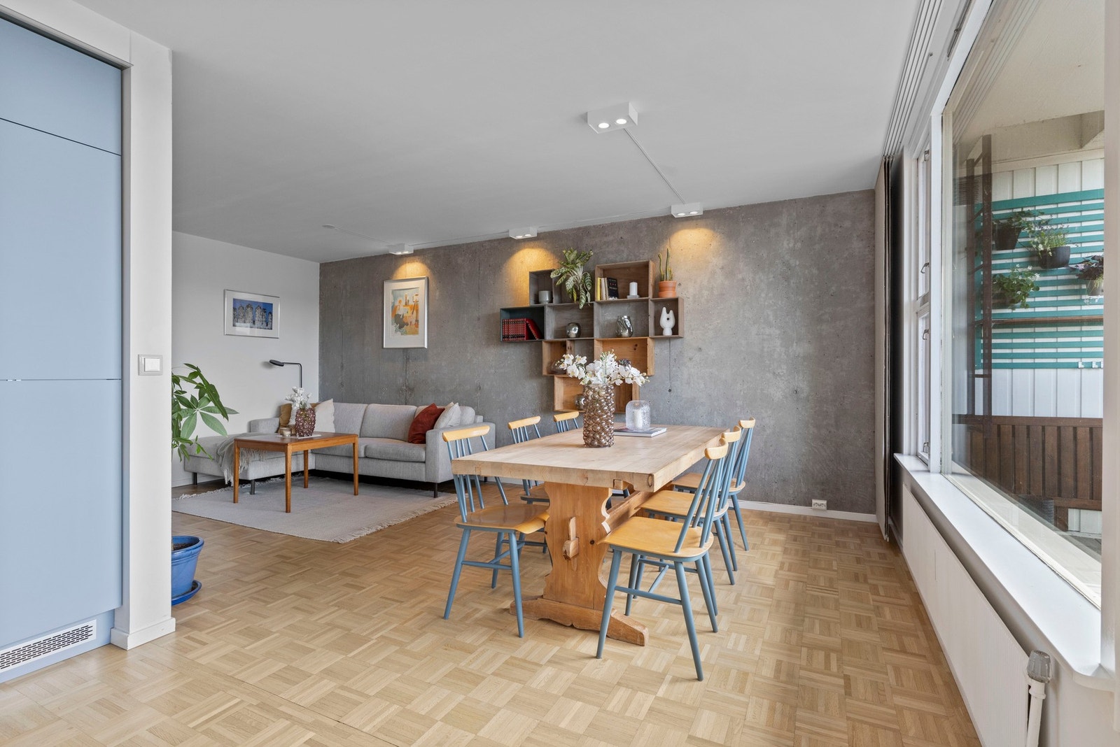 Her kan venner og familie samles til alle døgnets måltider Galleribilde