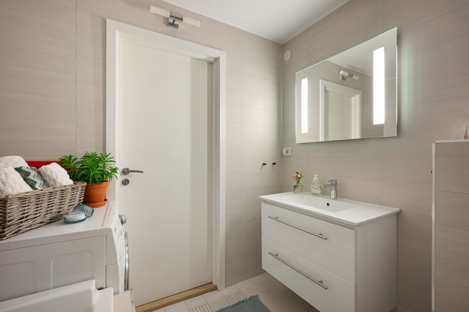Badet har opplegg for vaskemaskin Galleribilde