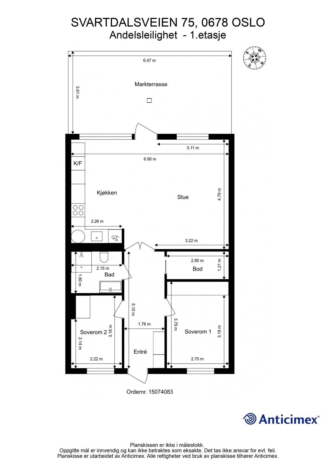 Plantegning. Galleribilde